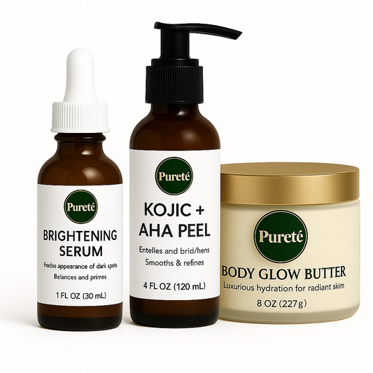Pureté Dark Knuckle Treatment Kit ~Brighten. Exfoliate. Hydrate.